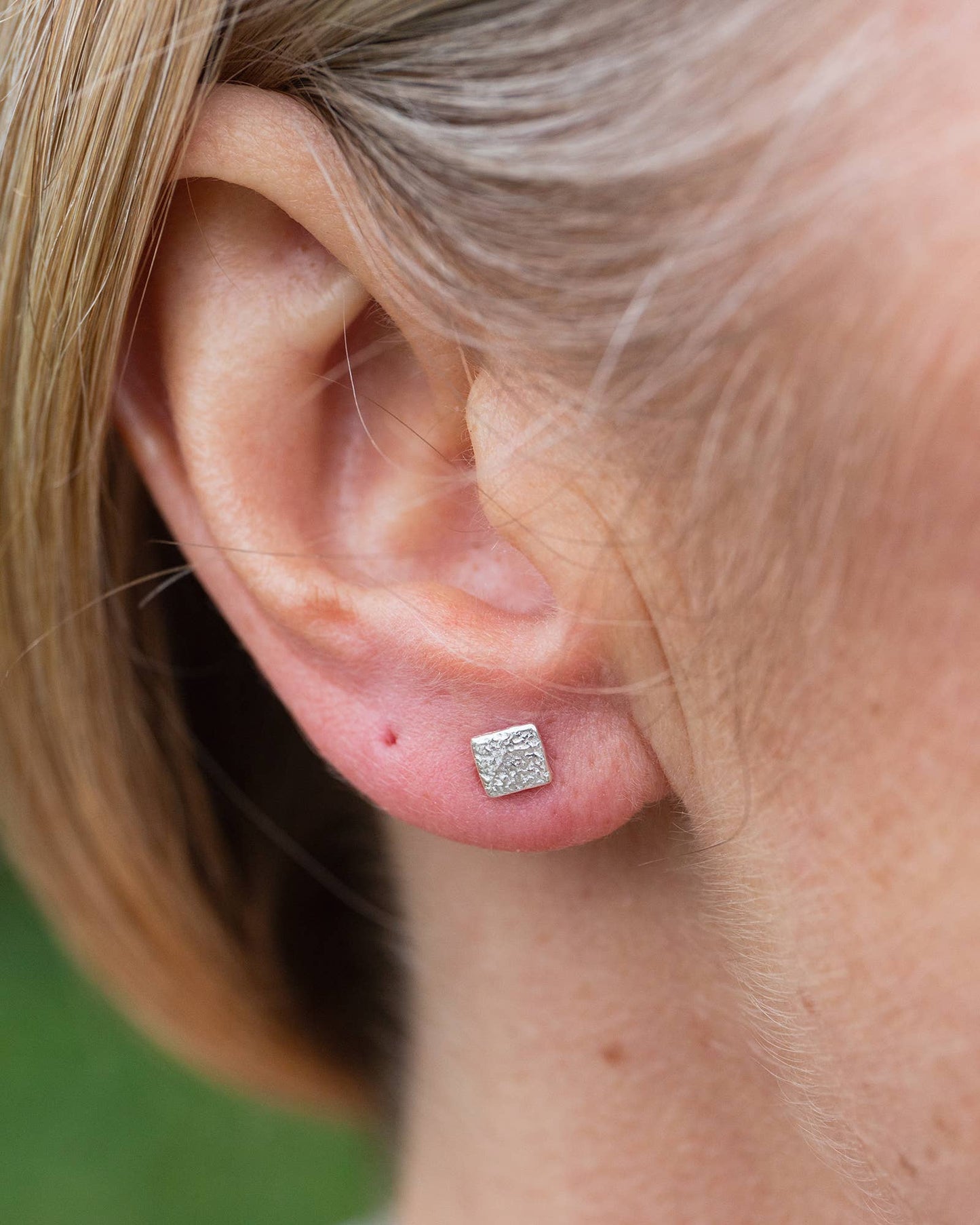 Sterling Silver Mini Studs - Square