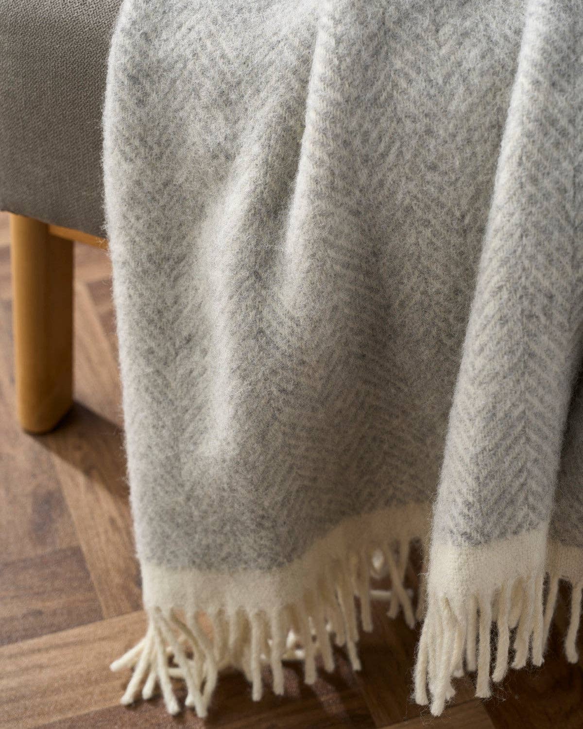 Clifton Herringbone Blanket (Blanquette)