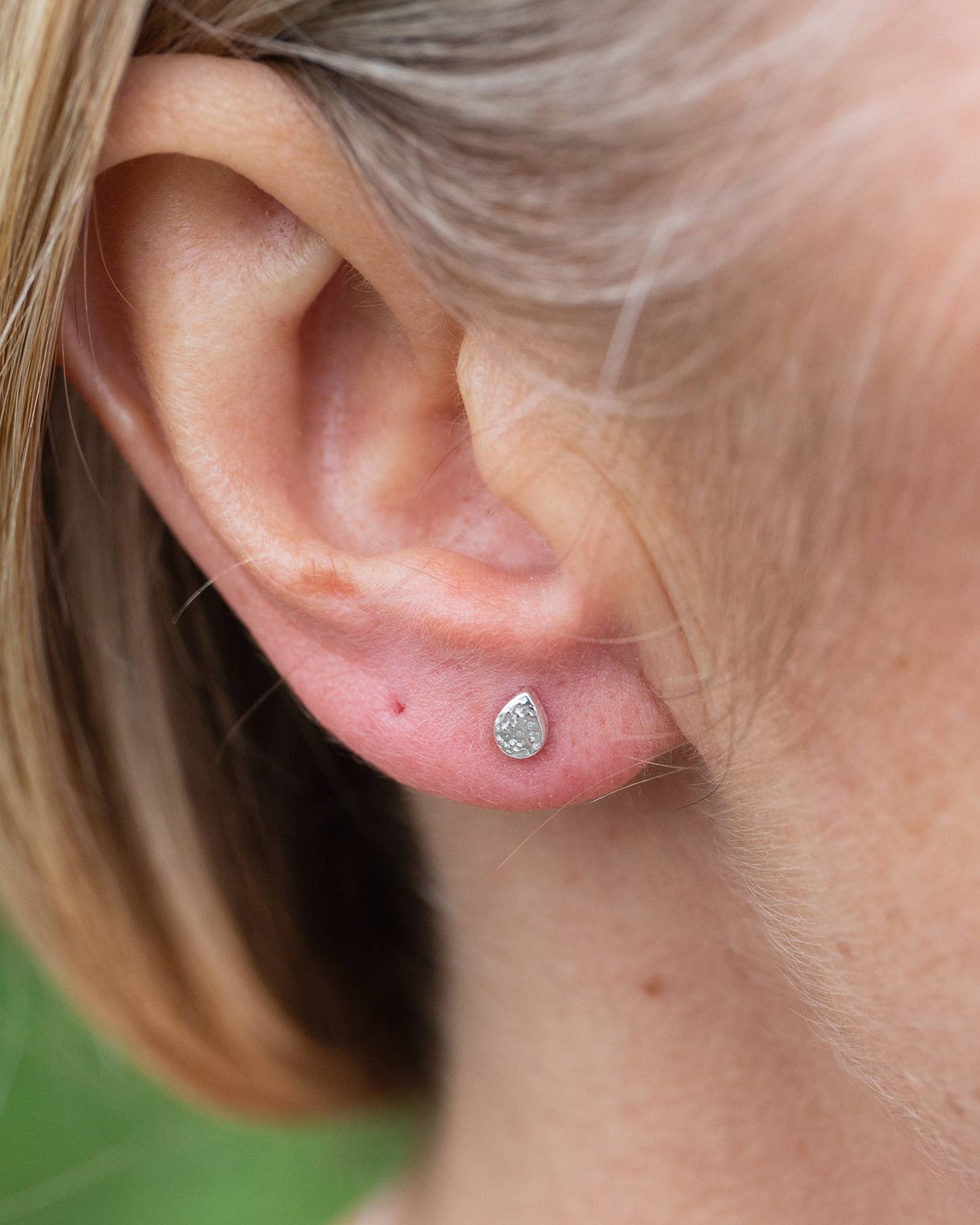 Sterling Silver Mini Studs - Teardrop