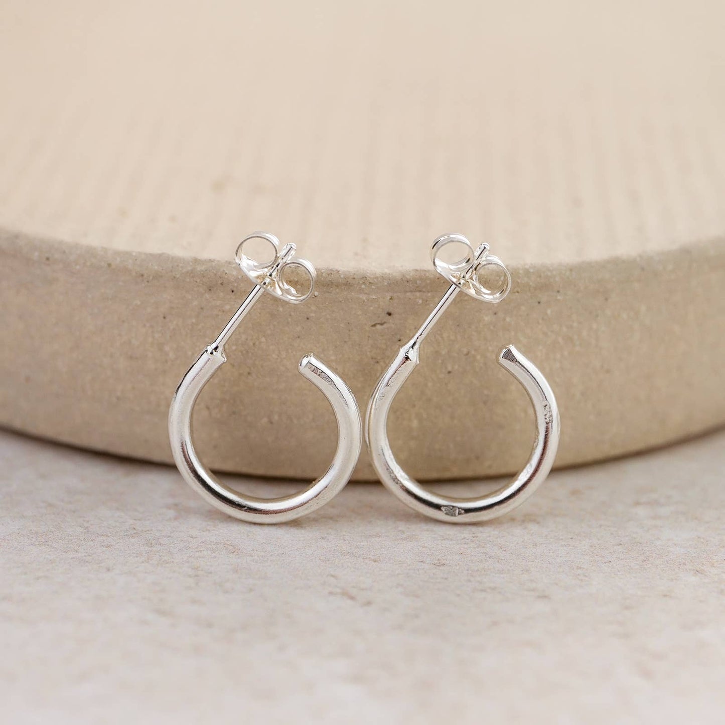 Sterling Silver Hoop Earrings - Mini