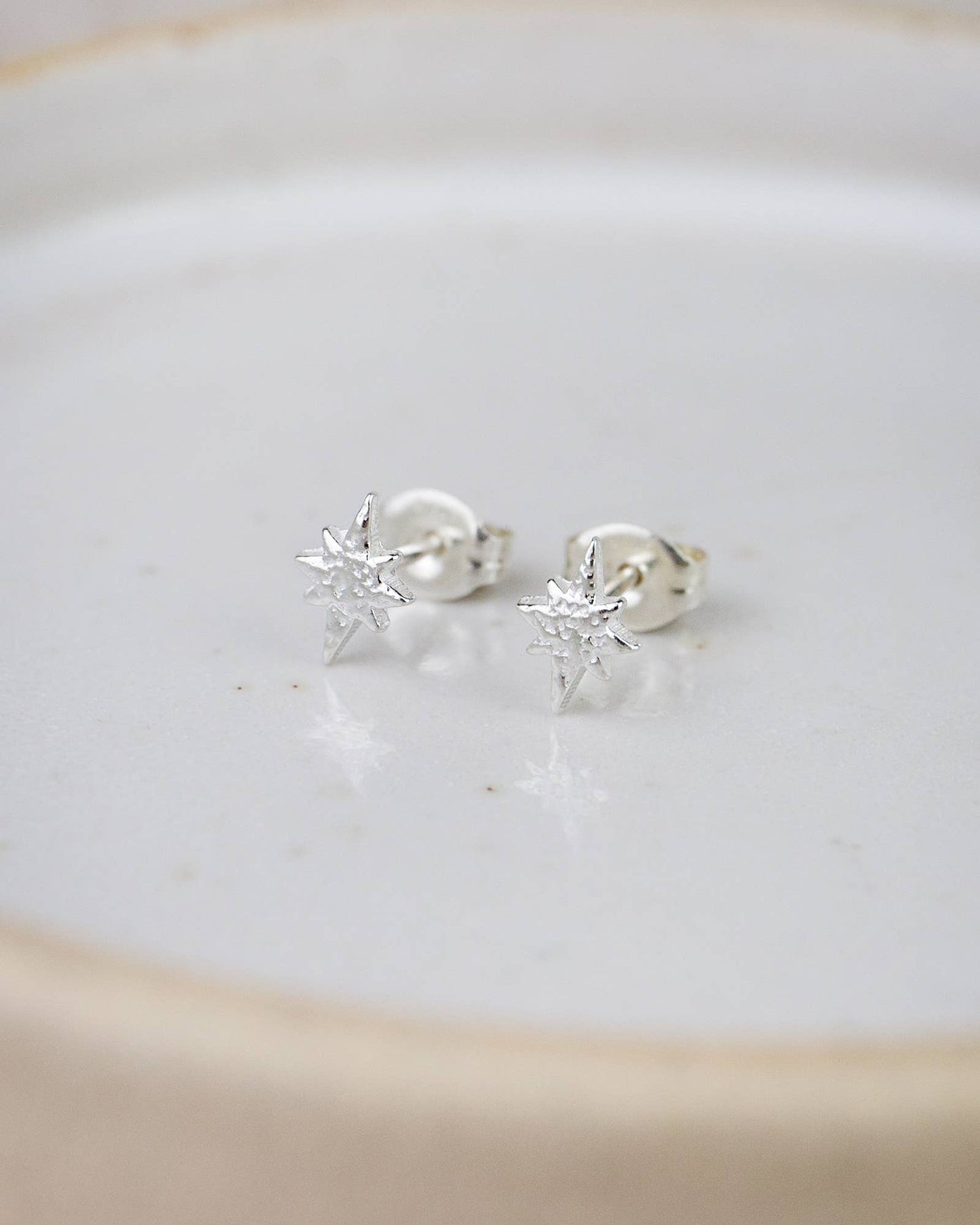 Sterling Silver Mini Studs - Starburst