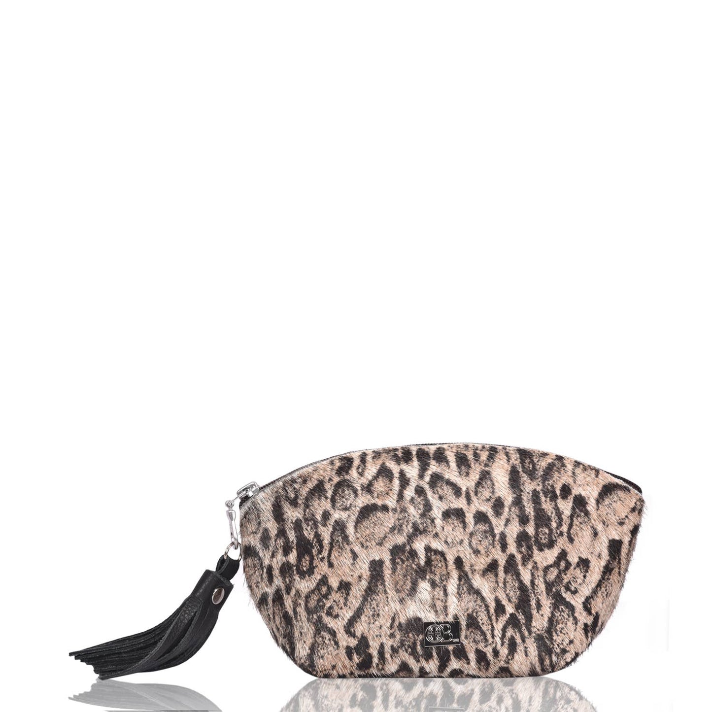 Cowhide Cosmetics Clutch - Assorted Prints