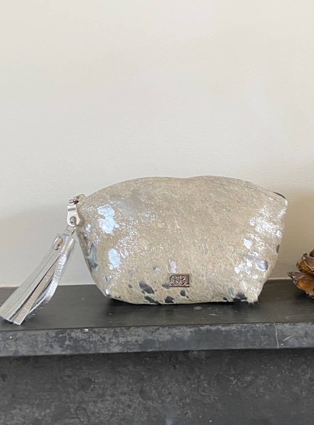 Cowhide Cosmetics Clutch - Assorted Prints