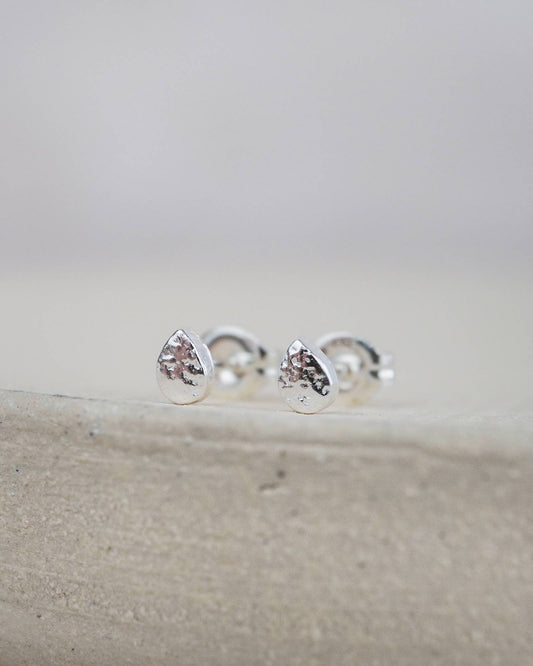 Sterling Silver Mini Studs - Teardrop