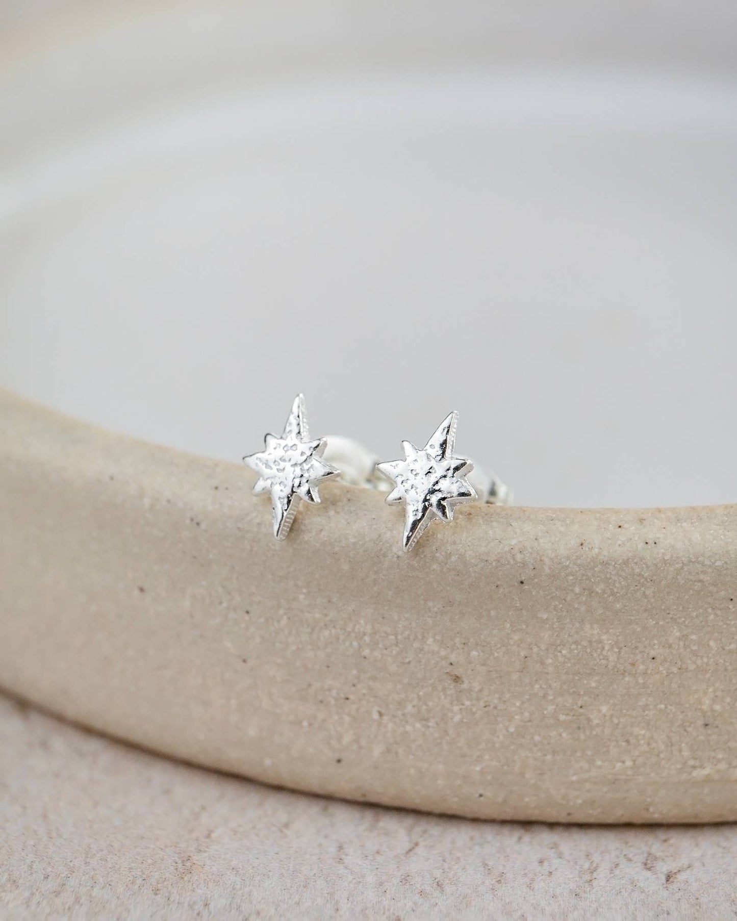 Sterling Silver Mini Studs - Starburst