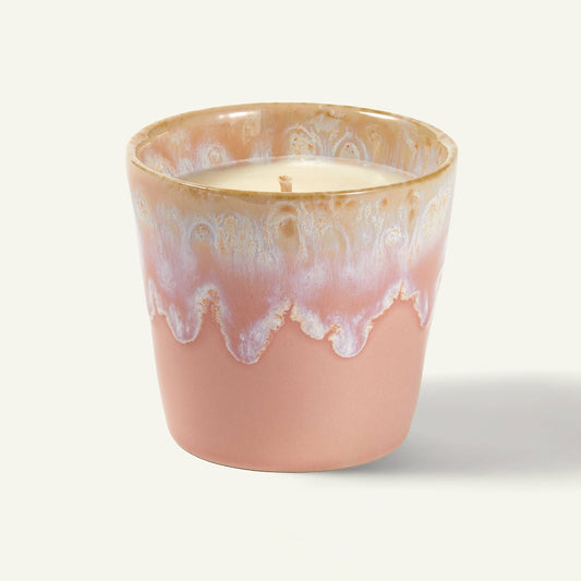 Refillable Coffee Cup Candle - Rosa