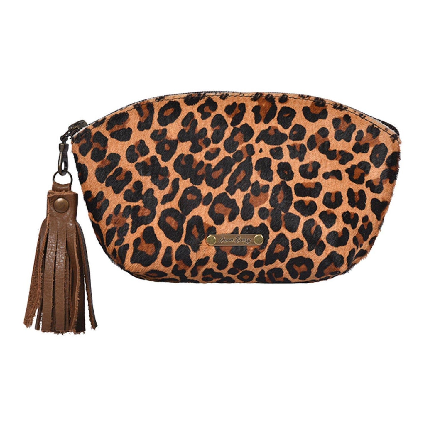 Cowhide Cosmetics Clutch - Assorted Prints