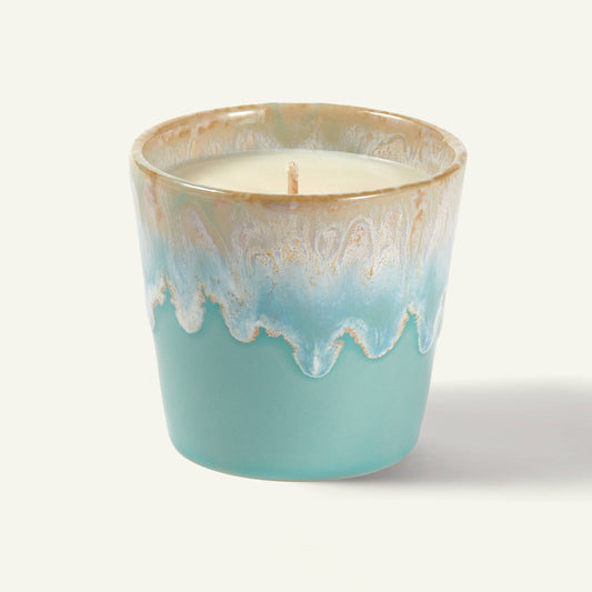 Coffee Cup Candle - Aqua