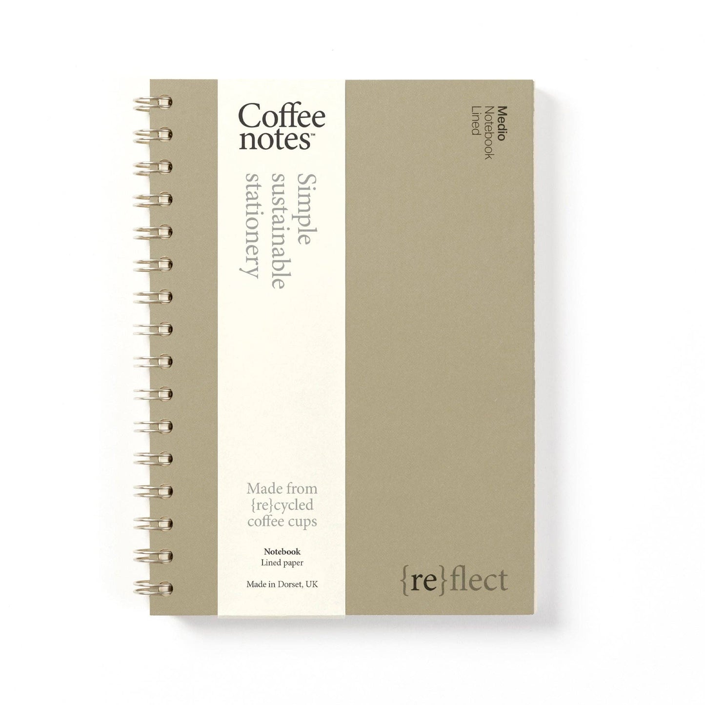 Camel Tweed Wirebound Notebook