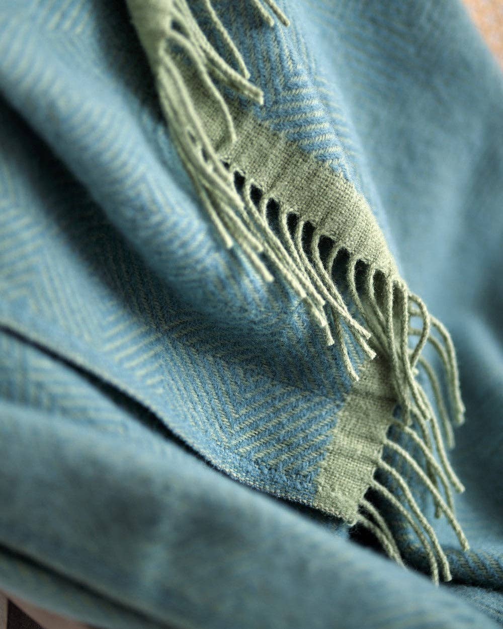 Wildweave Blanket (Sea Holly and Lichen)