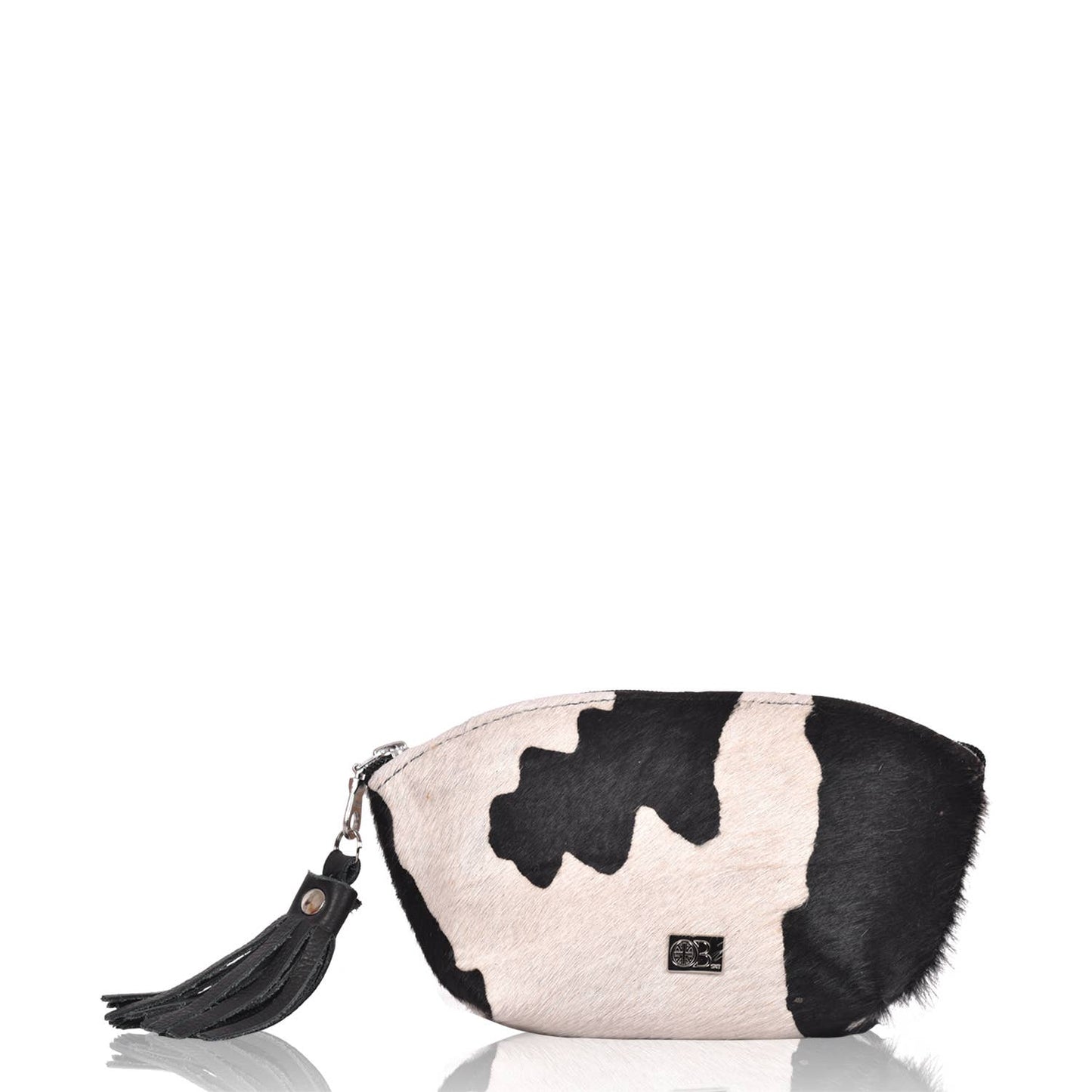 Cowhide Cosmetics Clutch - Assorted Prints