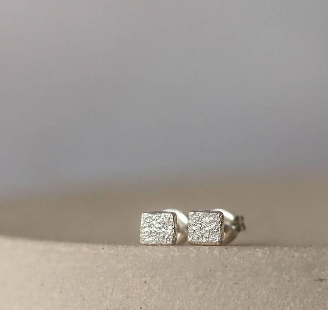 Sterling Silver Mini Studs - Square