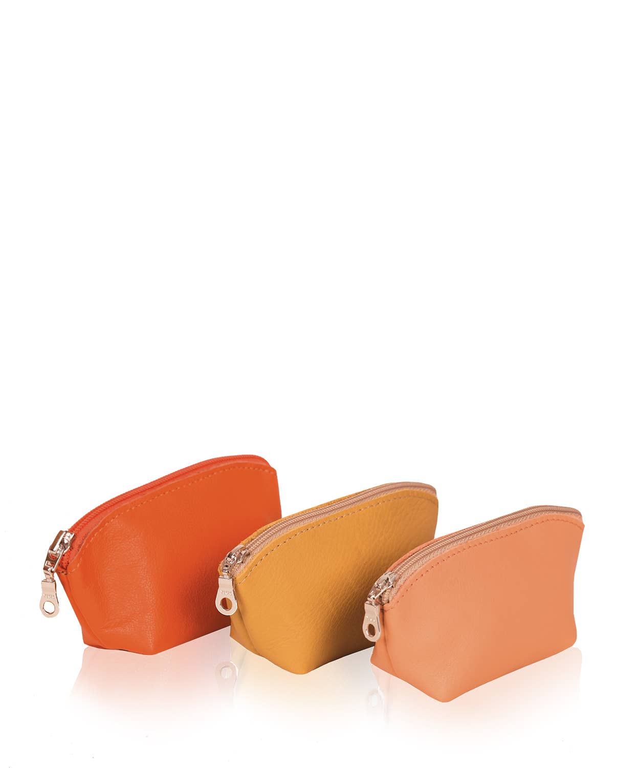 Leather Coin Purse - Assorted Colours