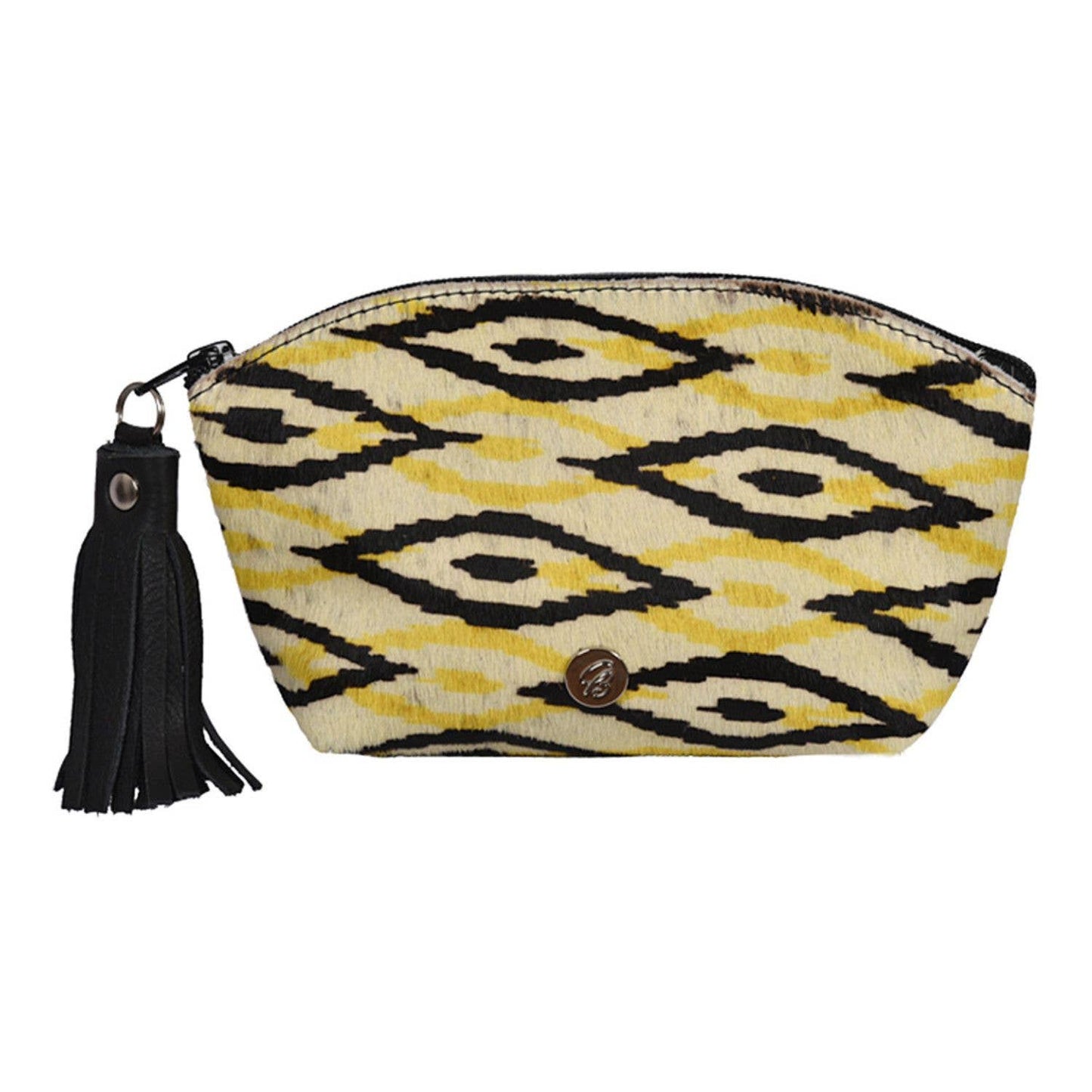 Cowhide Cosmetics Clutch - Assorted Prints