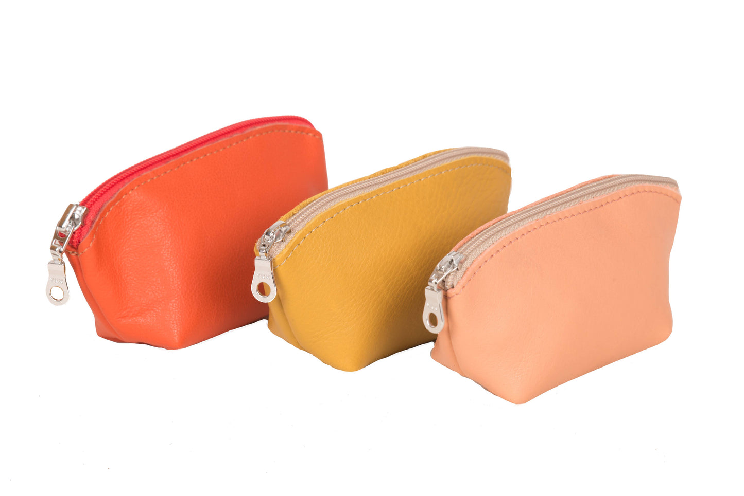 Leather Coin Purse - Assorted Colours