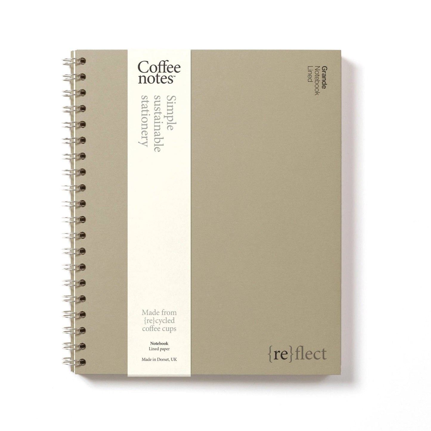 Camel Tweed Wirebound Notebook