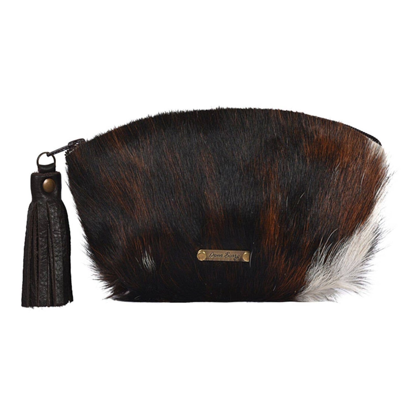 Cowhide Cosmetics Clutch - Assorted Prints