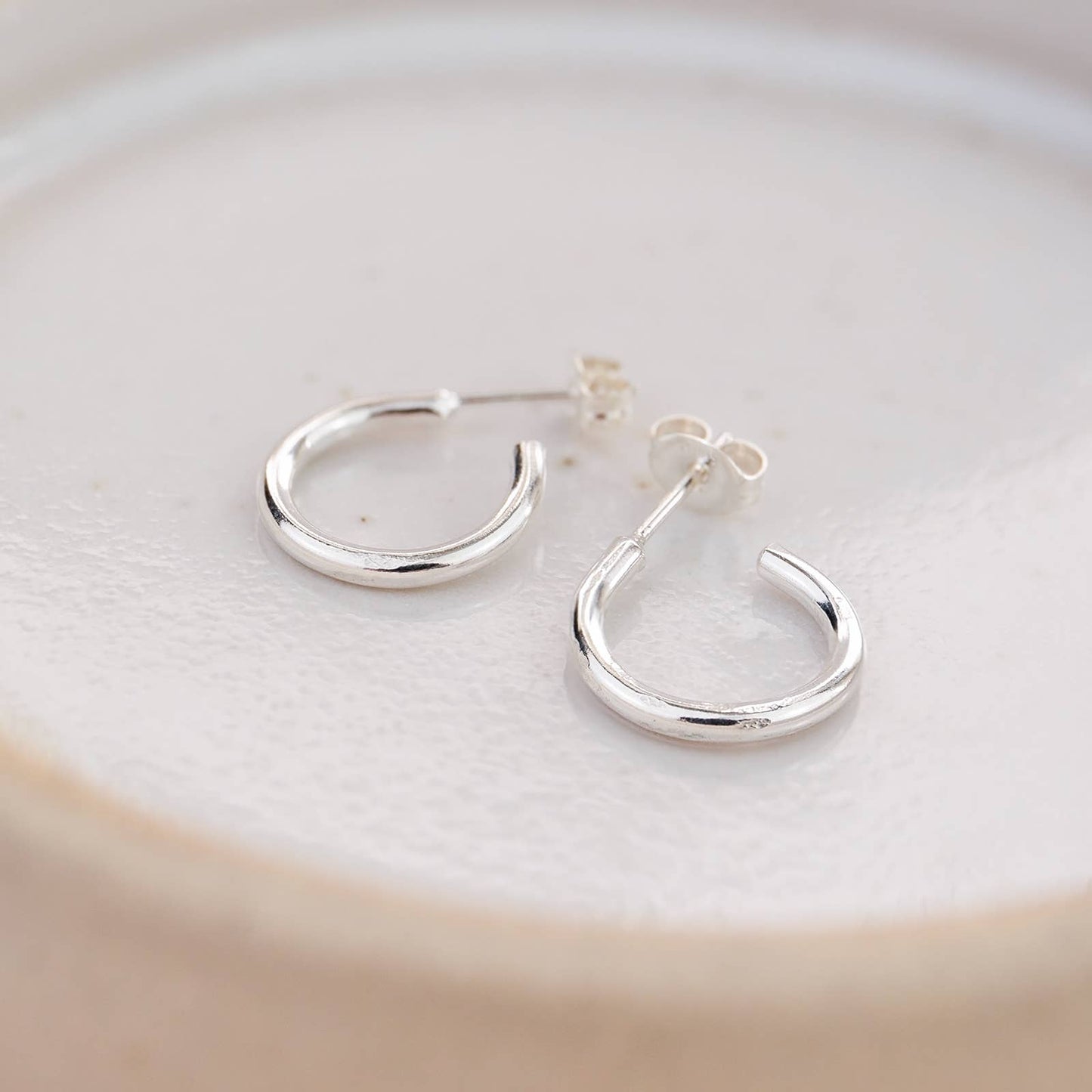Sterling Silver Hoop Earrings - Mini