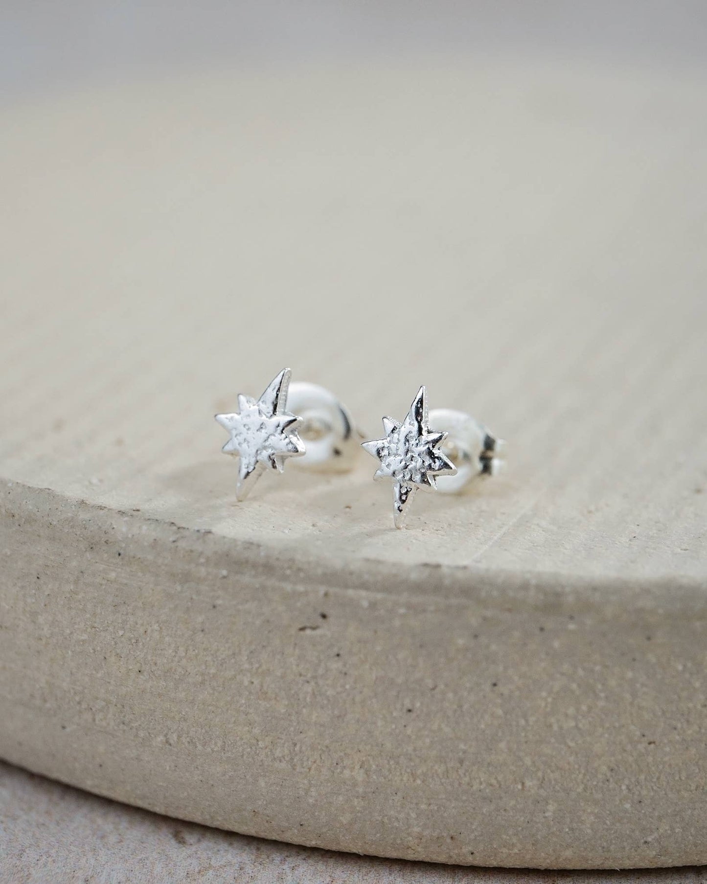 Sterling Silver Mini Studs - Starburst