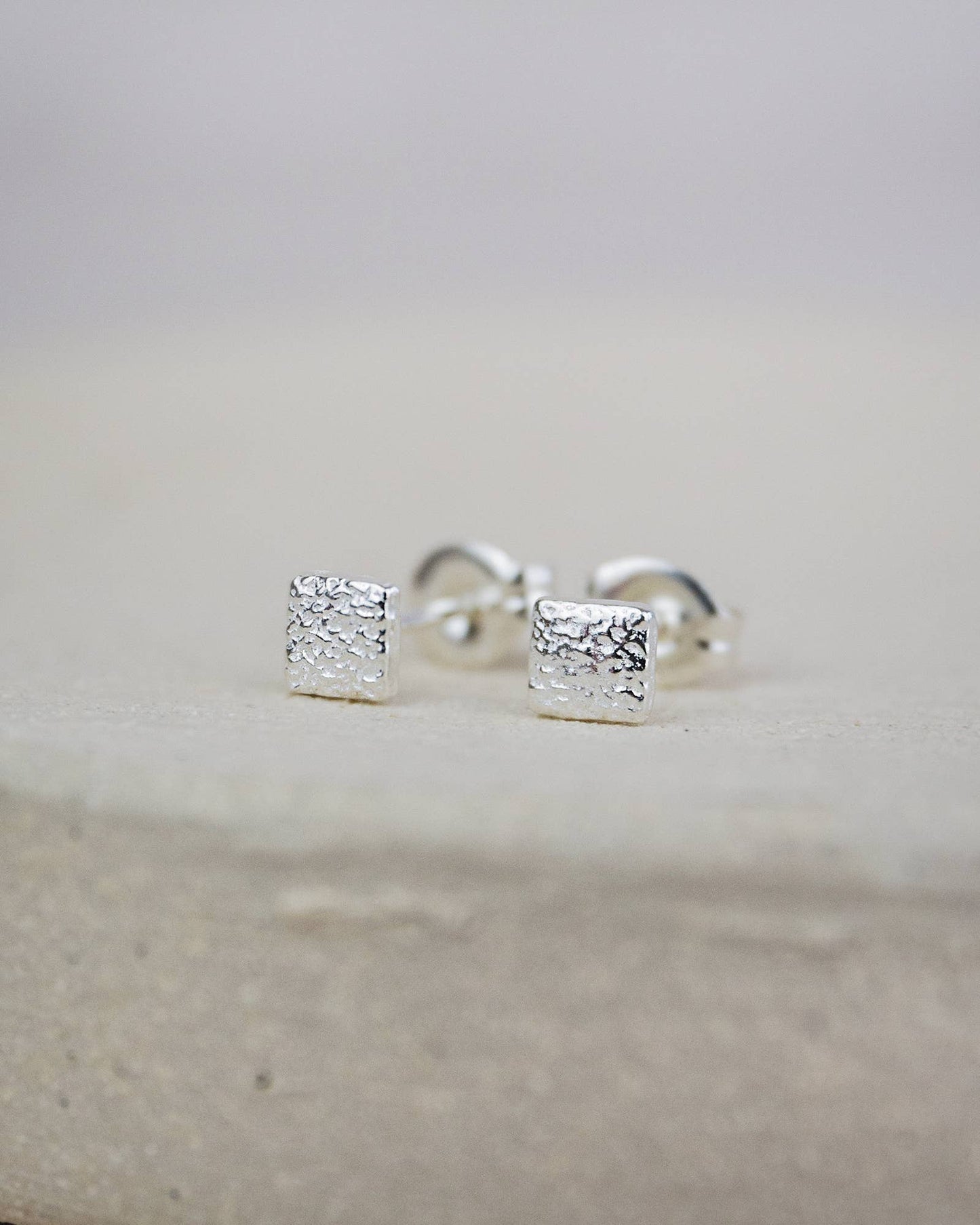 Sterling Silver Mini Studs - Square