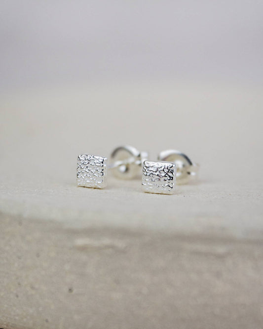 Sterling Silver Mini Studs - Square