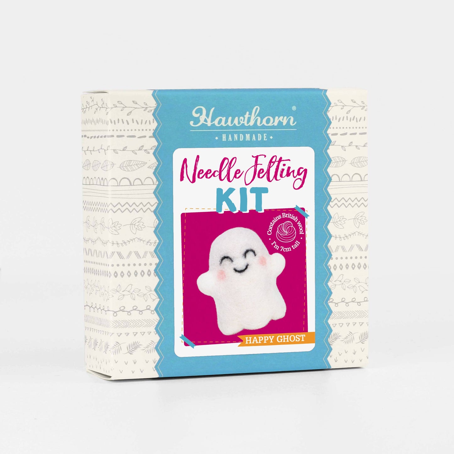 Happy Ghost Mini Needle Felting Kit